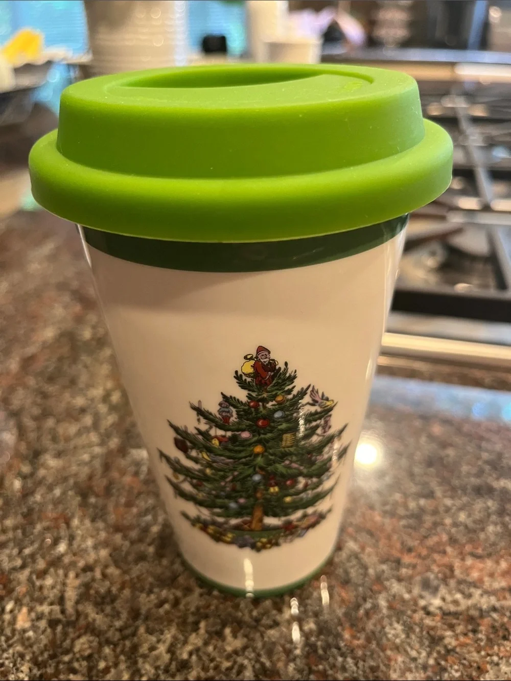 Spode Christmas Tree Travel Mug